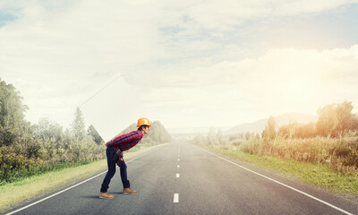 Fototapeta premium Delivery service concept