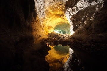Cueva de los Verdes, Lanzarote, Green Cave, November 2022