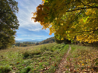 autumn in the mountains
