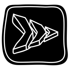 orientation glyph icon