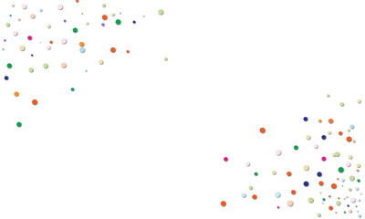  congratulatory background with colored confetti . Vector illustration