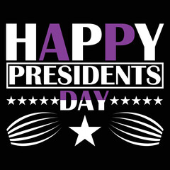 best happy president day t shirt design vector