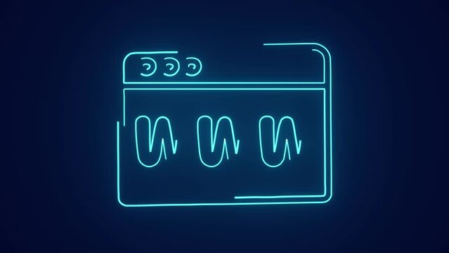 world wide web window browser tab animation