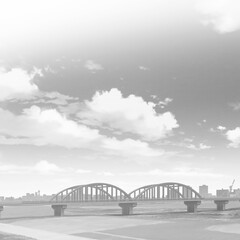 bridge over the river