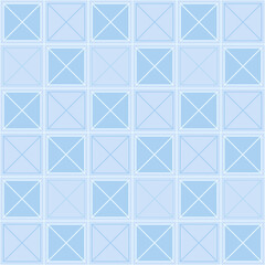 Checked plaid pattern. light blue color checkered gingham background. Can be use for any card, print, paper, backdrop, wrapping, fabric, tablecloth. 