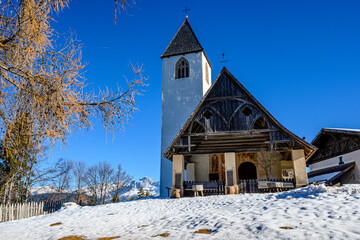 Chiesa di Sant'Elena,  St. Helena, Nuova Ponente, Dolomiti
