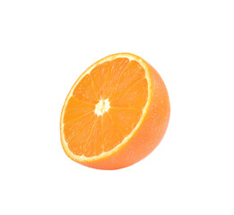 Orange slice isolated on  transparent png