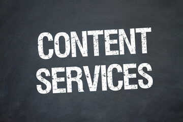 Obraz premium Content Services 