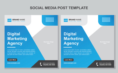 Digital Marketing Agency Template for Social Media Post
