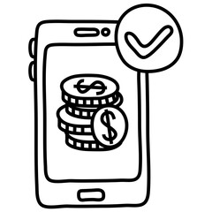 CHECK BALANCES line icon