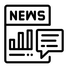 newspaper media icon