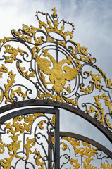 Entrance door of the Catherine Palace - Tsarskoye Selo Russia