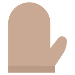 OVEN GLOVES flat icon