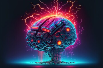 Intelligence artificielle, cerveau boosté ? Créé par une IA.
