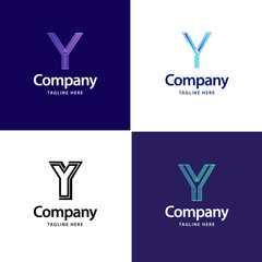 Letter Y Big Logo Pack Design Creative Modern logos design for your business