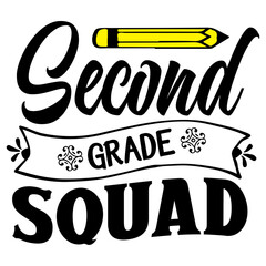 Second Grade Squad SVG