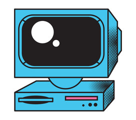 desktop pop art style