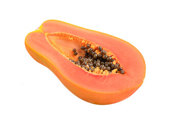 papaya isolated on transparent png