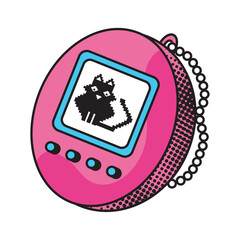 electronic pet pop art style