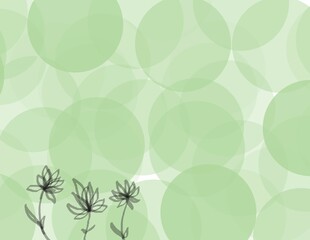 Background with flowers