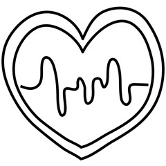 heartbeat line icon