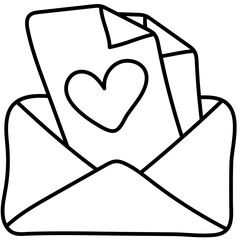 mail line icon