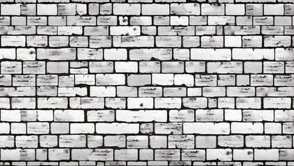 Obraz premium 白いレンガ壁の背景 テクスチャ