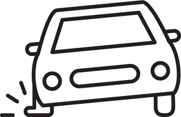 car accident icon