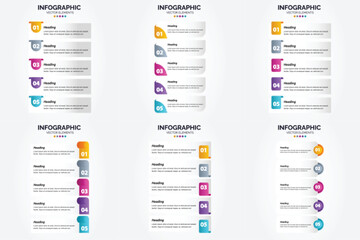 This vector illustration infographics set is perfect for advertising your business in brochures. flyers. and magazines.