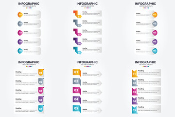 Use this set of vector illustration infographics for advertising in a brochure. flyer. or magazine.