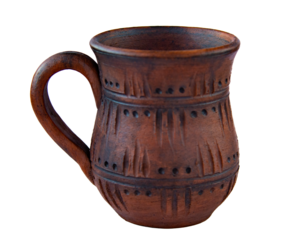 Ceramics, pottery made on a potter's wheel, mug, clay