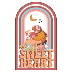 sweet heart valentine,s day design