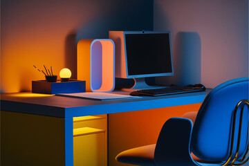 Anime ilustration of skull character - Generated by Generative AI