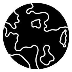 GLOBE glyph icon