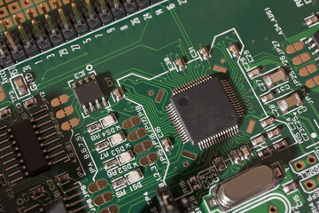 Detail of a circuit board
