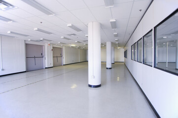 Office cabins with freight elevator