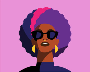 person with glasses in vector