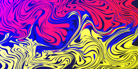 Colorful abstract liquid background