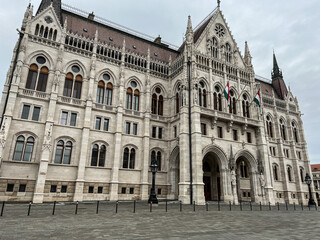 Fototapeta premium Historic Parliament Building in Budapest, Hungary