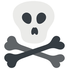 TOXIC HAZARD flat icon