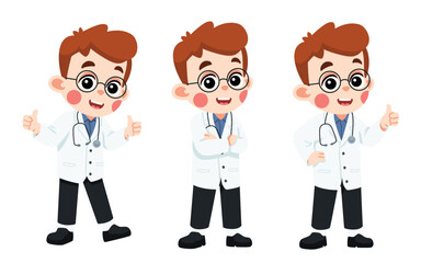 Kid in Doctor Costume