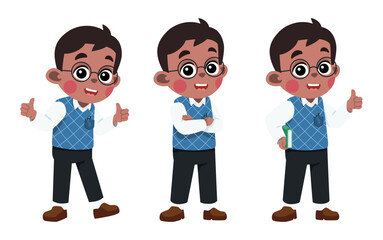 Kid in Teacher Costume