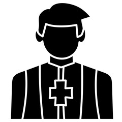 PASTOR glyph icon