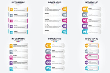 Bright and eye-catching vector illustration infographics set for advertising in brochures. flyers. and magazines.