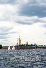 Obraz premium Saints Peter and Paul Cathedral - Saint Petersburg, Russia