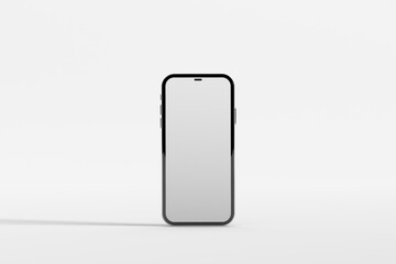 Mobile mockup on white background