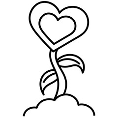 ROMANCEAND LOVE line icon