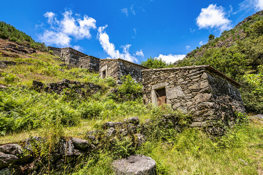 Folon and Picon water mills in Galicia, Spain, are a historical set of about 60 cascading mills