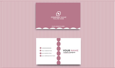 Creative minimal unique modern professional Minimalist and modern Company name business card design Professional Business Card Design, Modern And Clean Business Card Template Modern and creative.