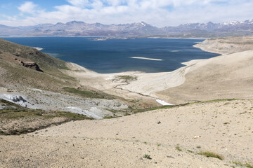 Landscape at Laguna del Maule in Chile, South America